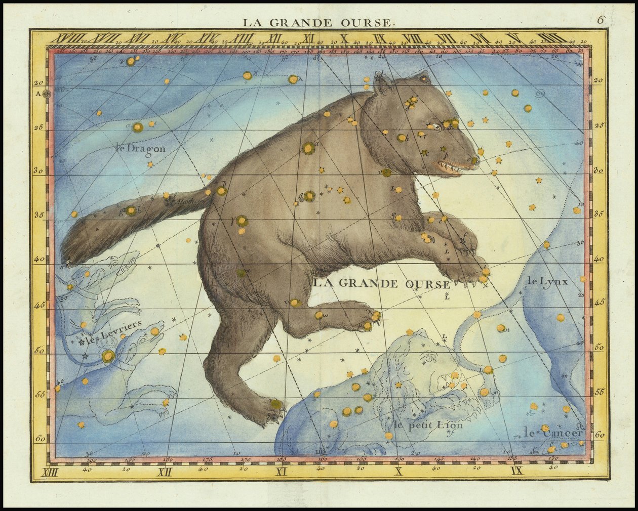 1776 - John Flamsteed - La Grande Ourse（大熊座） 作者 约翰·弗拉姆斯蒂德