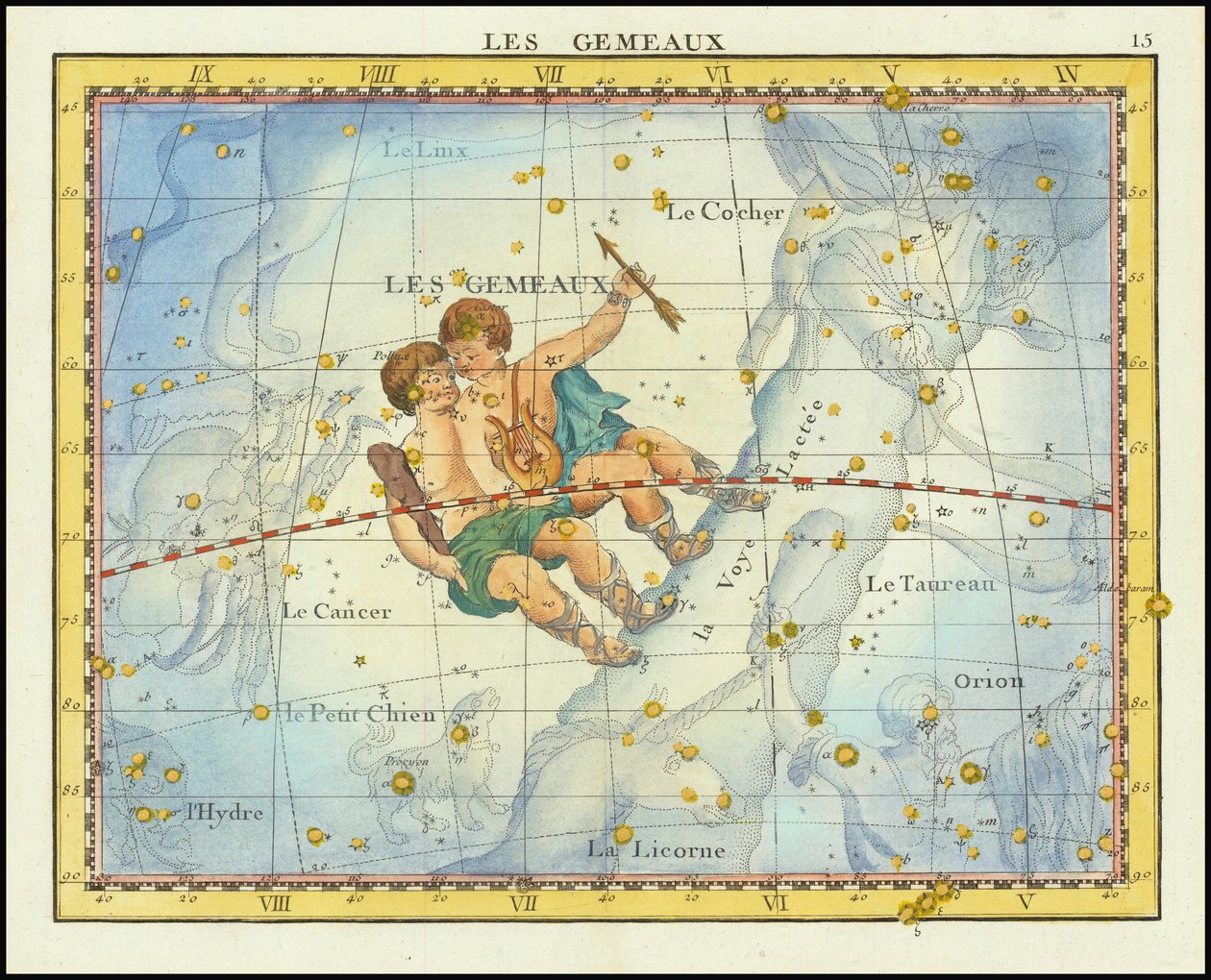1776 - John Flamsteed - Les Gemeaux (Gemini) 作者 约翰·弗拉姆斯蒂德