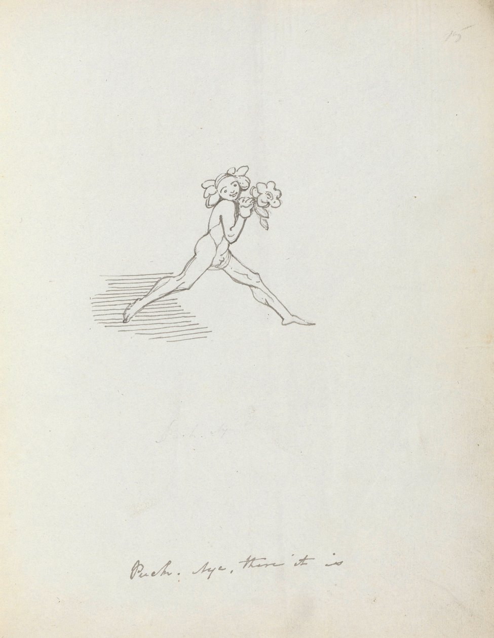 冰球。它在那里，1783年（笔，墨水和纸上洗） 作者 约翰·弗拉克斯曼