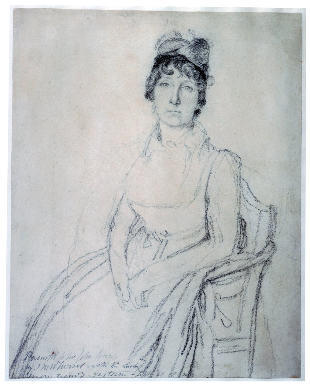 Eliza Soane的素描，c.1800 作者 约翰·弗拉克斯曼