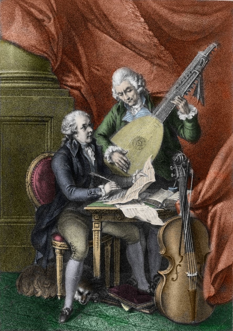Wolfgang Amadeus Mozart和Franz Joseph Haydn 作者 约翰·弗朗西斯·里戈