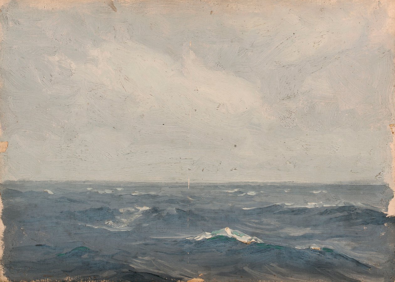 海景，约 1900 年（布面油画） 作者 约翰·弗雷泽