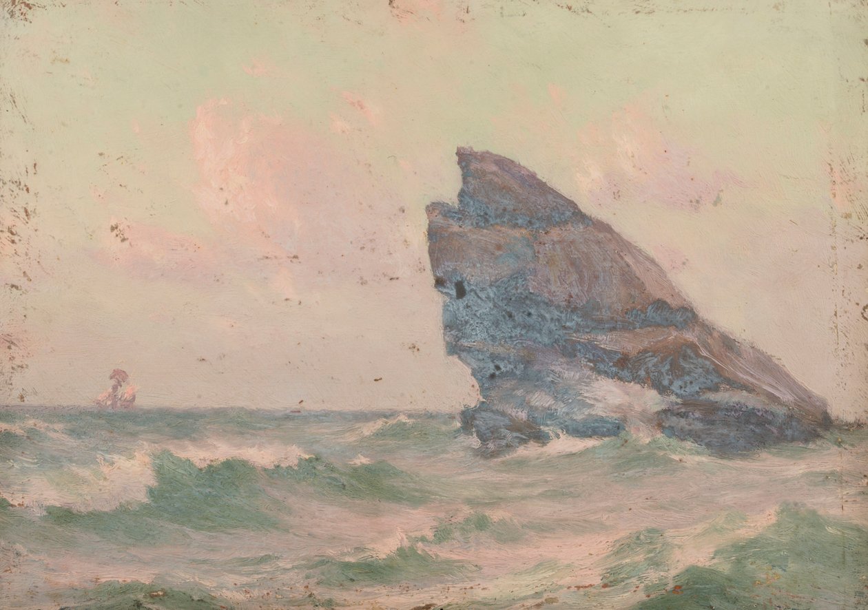 海景，约 1900 年（布面油画） 作者 约翰·弗雷泽