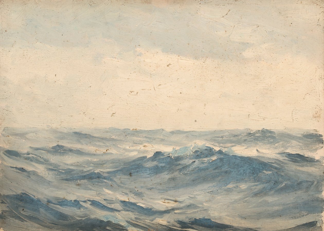 海景，约 1900 年（布面油画） 作者 约翰·弗雷泽