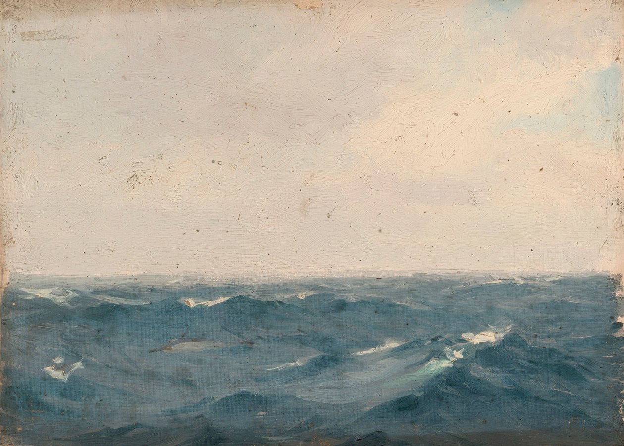 海景，约 1900 年（布面油画） 作者 约翰·弗雷泽