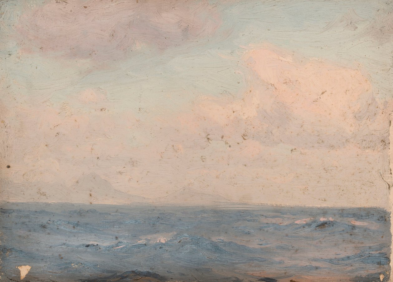 海景，约 1900 年（布面油画） 作者 约翰·弗雷泽