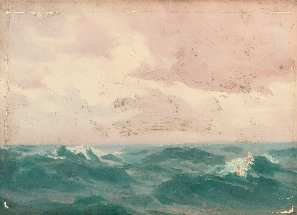 海景，约 1900 年（布面油画） 作者 约翰·弗雷泽