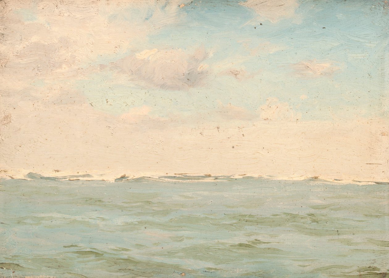 海景，约 1900 年（布面油画） 作者 约翰·弗雷泽