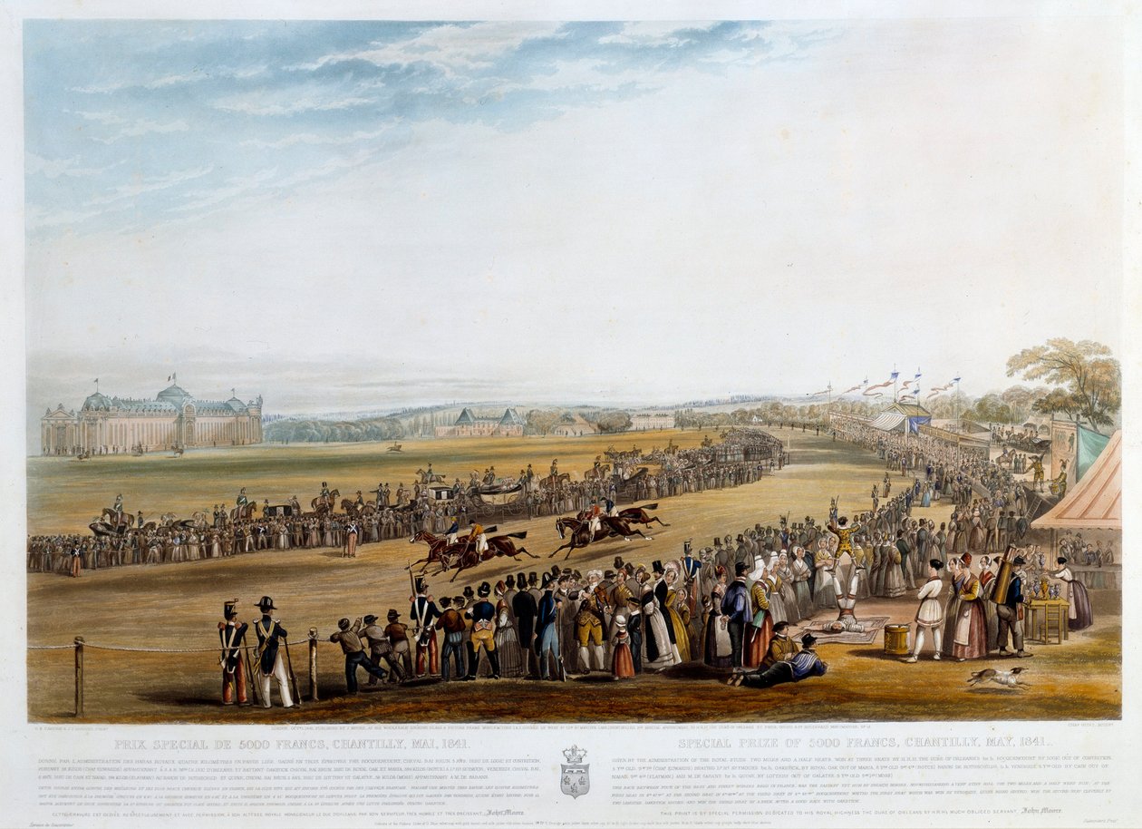 1841 年尚蒂伊获得 5000 法郎特别奖 John Frederick Herring (1795-1865) (ec.engl.) 印刷 1841 年私人收藏 作者 老约翰弗雷德里克鲱鱼