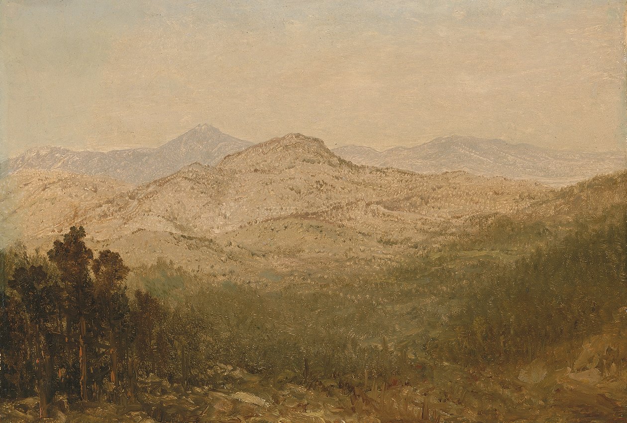 科罗拉多州的山区，1870年。 作者 约翰·弗雷德里克·肯塞特