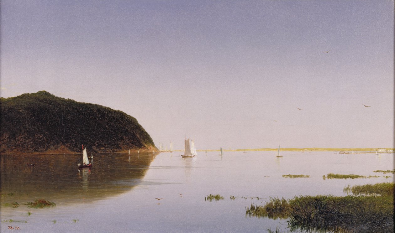 什利斯伯里河，新泽西州，1859年 作者 约翰·弗雷德里克·肯塞特