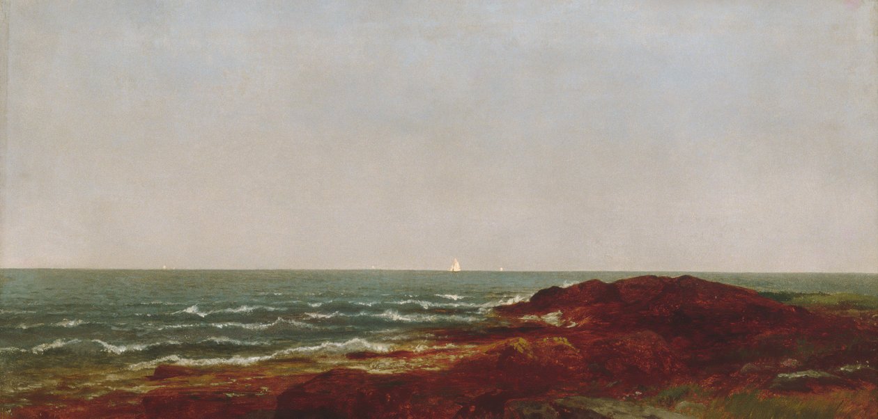 大海，1872年。 作者 约翰·弗雷德里克·肯塞特
