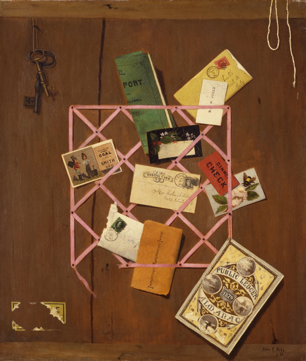 史密斯兄弟煤炭公司办公室董事会，1879年 作者 约翰·弗雷德里克·佩托