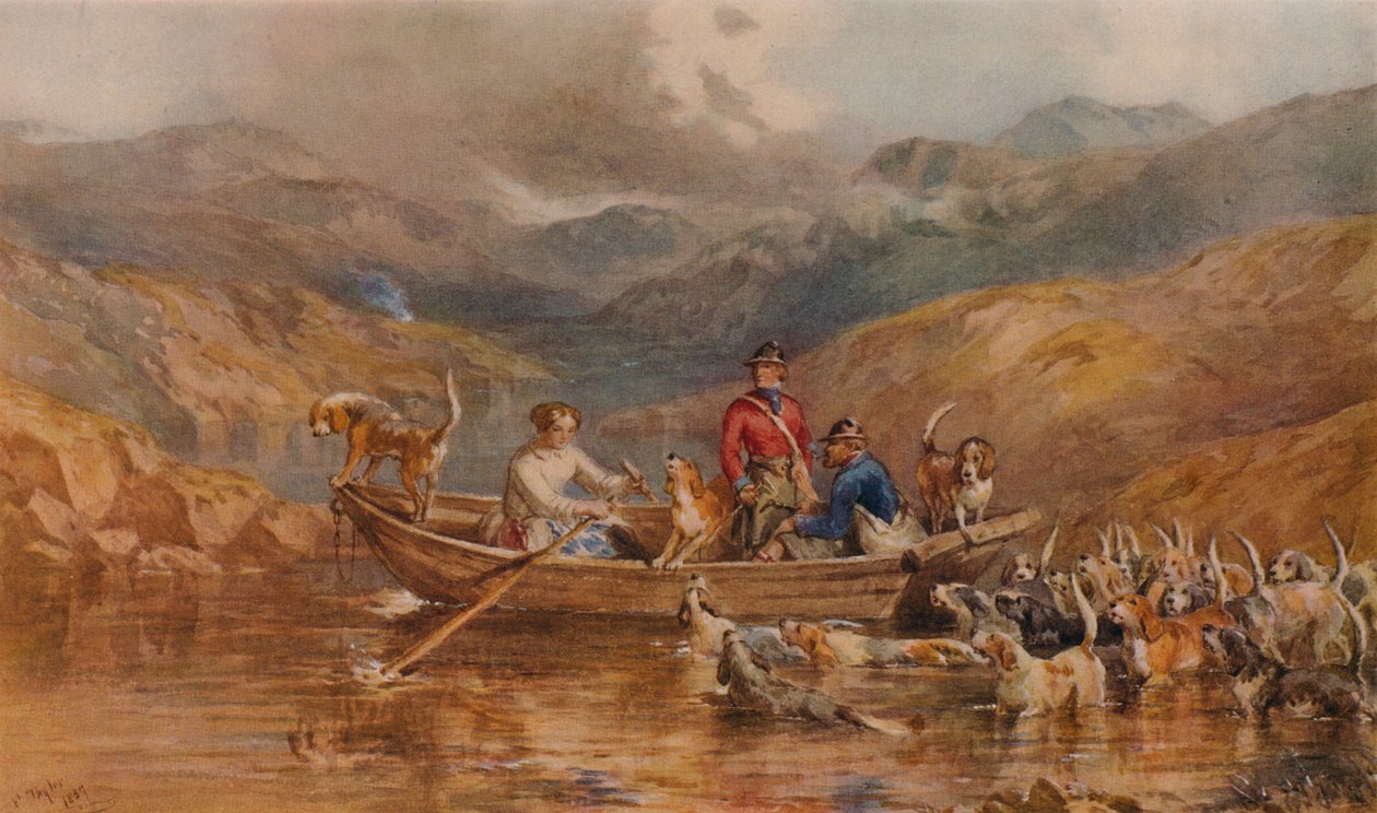 高地渡轮，1857年，1938年 作者 约翰·弗雷德里克·泰勒