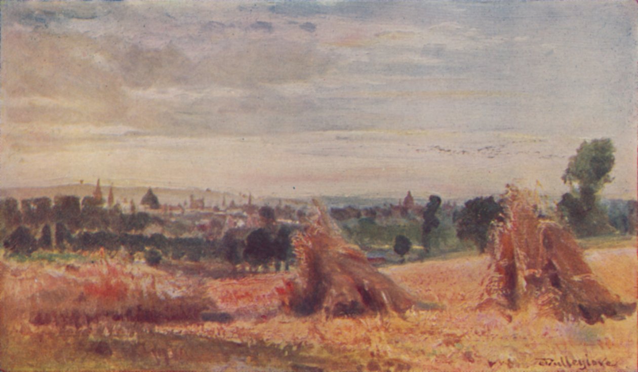 牛津的远景，1910年 作者 约翰·富利洛夫