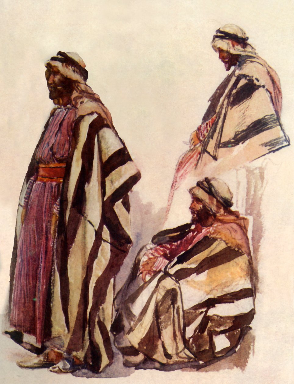 费拉（Fellah），1902年穿着历史服饰。 作者 约翰·富利洛夫