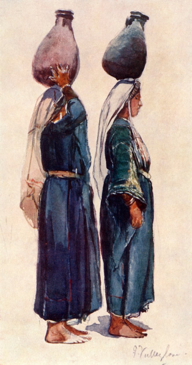 《叙利亚农民妇女研究》，1902年。 作者 约翰·富利洛夫
