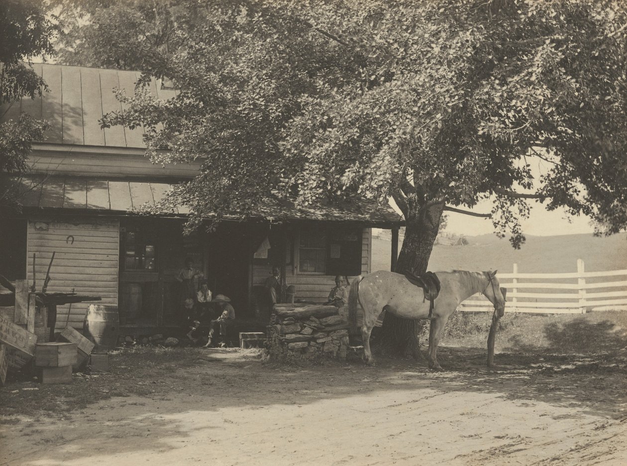 乡村商店和邮局，1890-1900 年（照片） 作者 约翰·G·布洛克