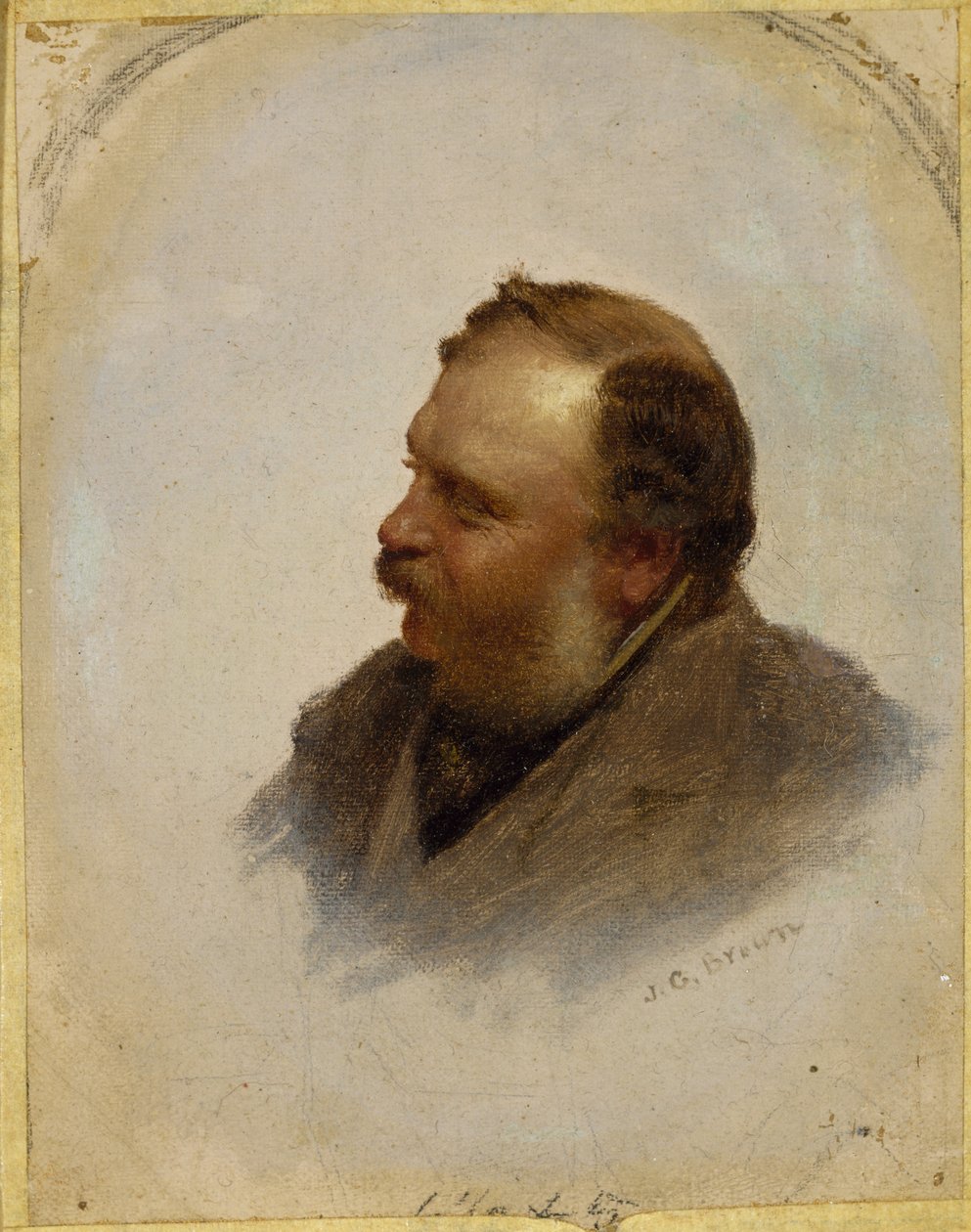 William Brand的肖像，c。 1862年 作者 约翰·乔治·布朗