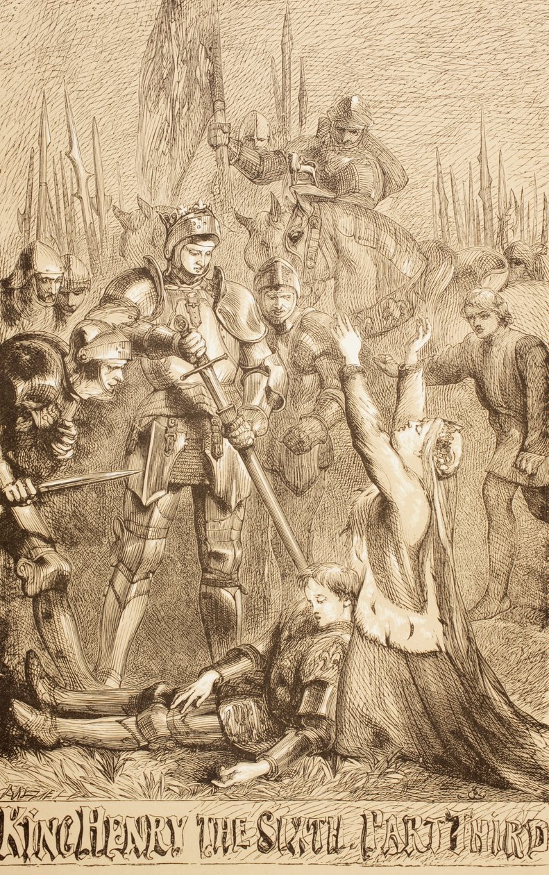 亨利六世，第三部分，1890年 作者 约翰·吉尔伯特