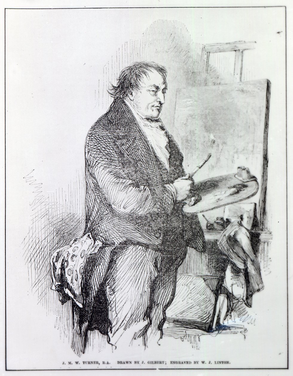 约瑟夫·马洛德威廉·特纳，由WJ林顿雕刻，c.1837（雕刻） 作者 约翰·吉尔伯特