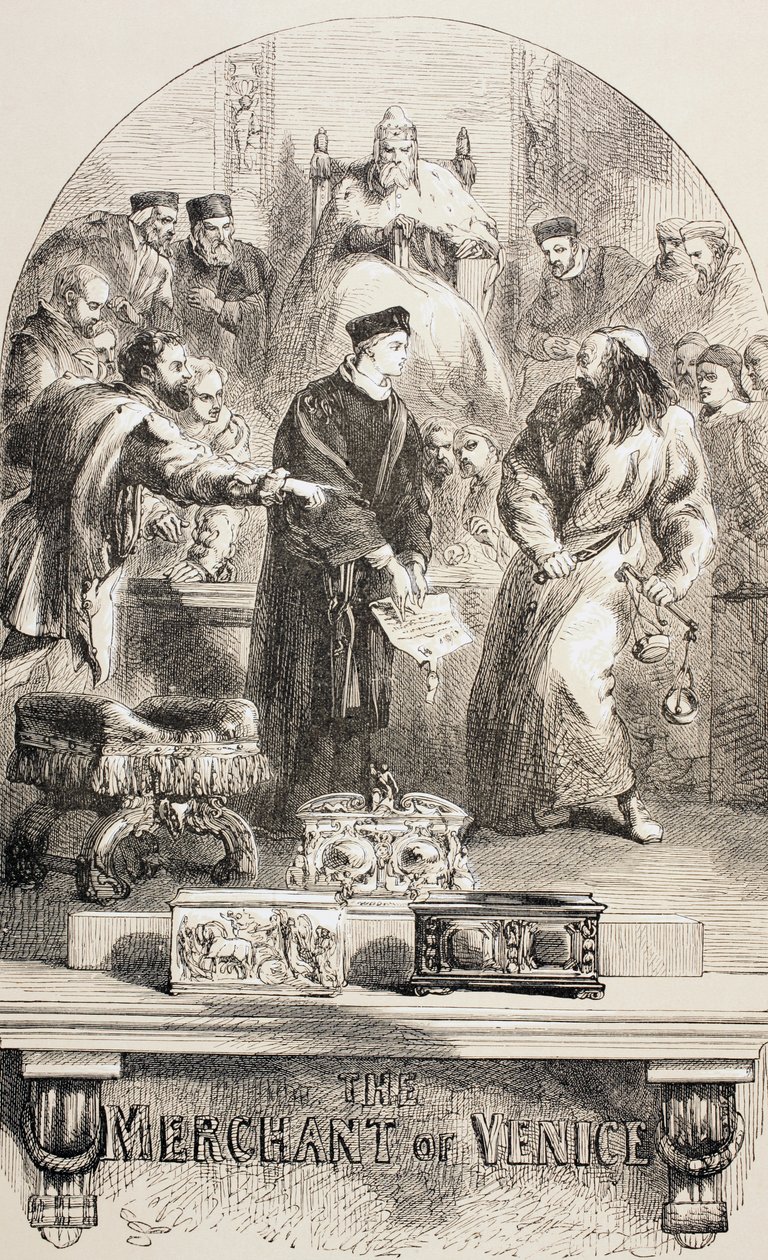 威尼斯商人，1890年 作者 约翰·吉尔伯特