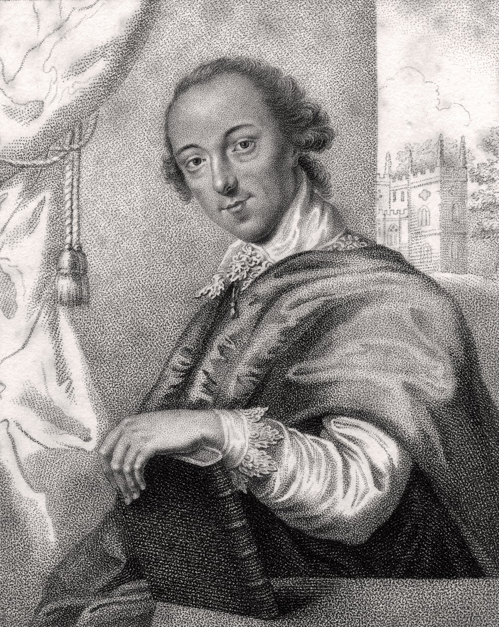 Hocce Walpole，由Bocquet雕刻，来自&39;皇家和贵族作家目录&39;，1806年出版 作者 约翰·吉尔斯·埃克哈特