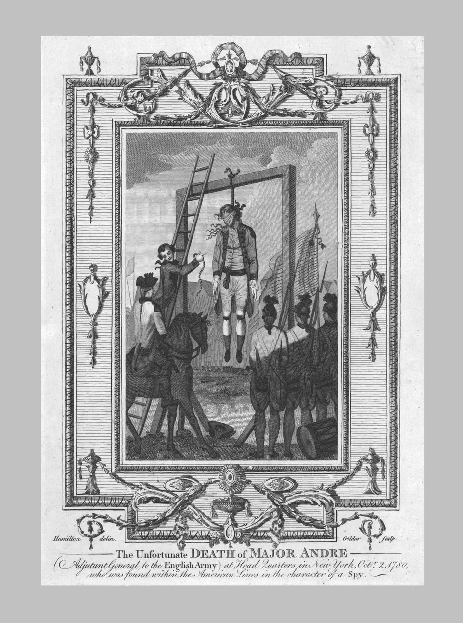 安德烈少校不幸不幸逝世，1780年，1790年。 作者 约翰·戈达尔