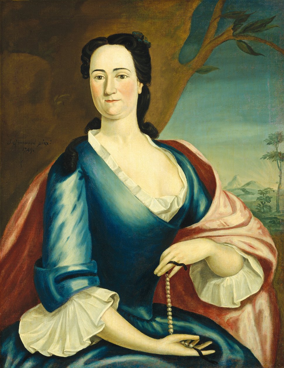 伊丽莎白-福尔福德-威尔士人，1749年。 作者 约翰·格林伍德