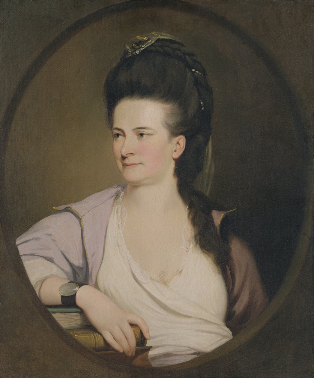 一个未知的女人，1770年 作者 约翰·汉密尔顿·莫蒂默