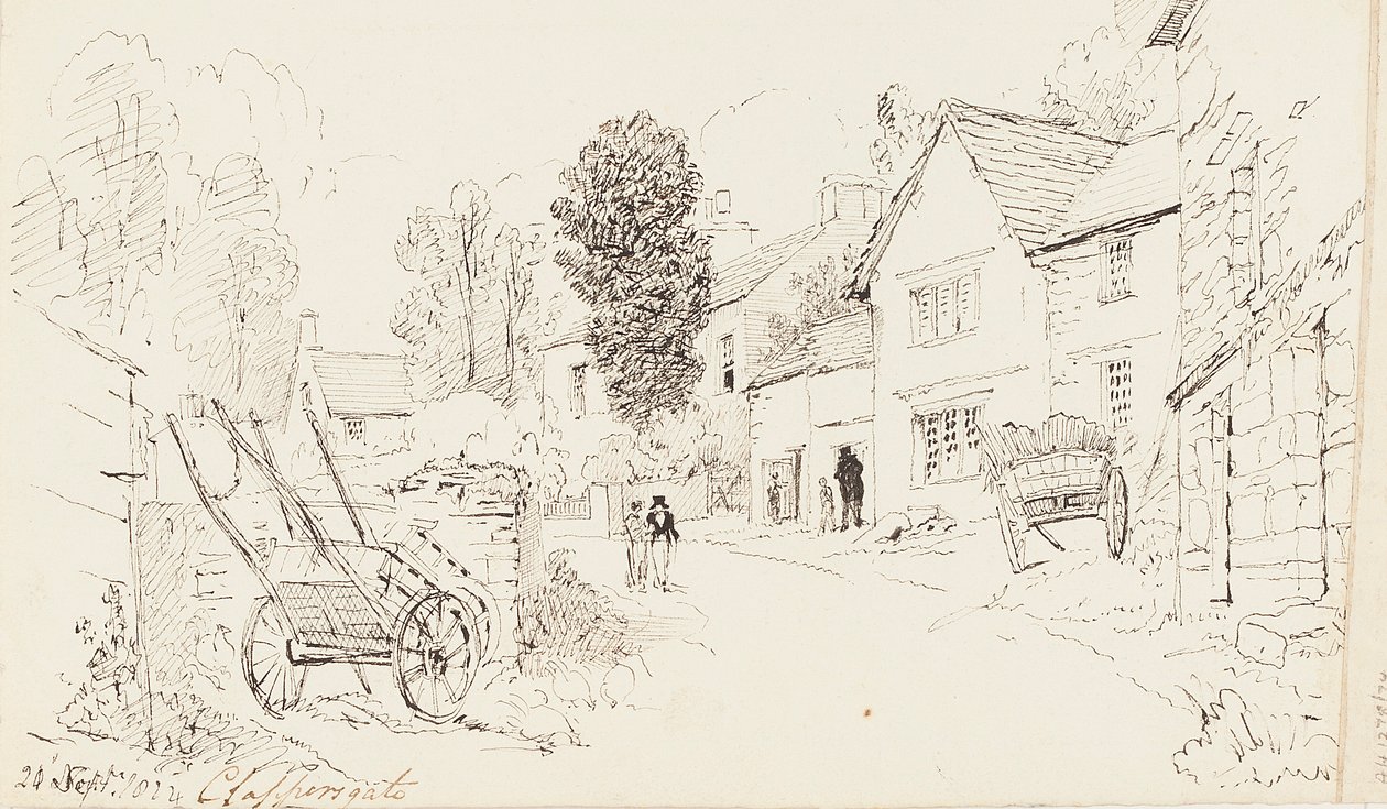 Clappersgate，1823年 作者 约翰·哈登