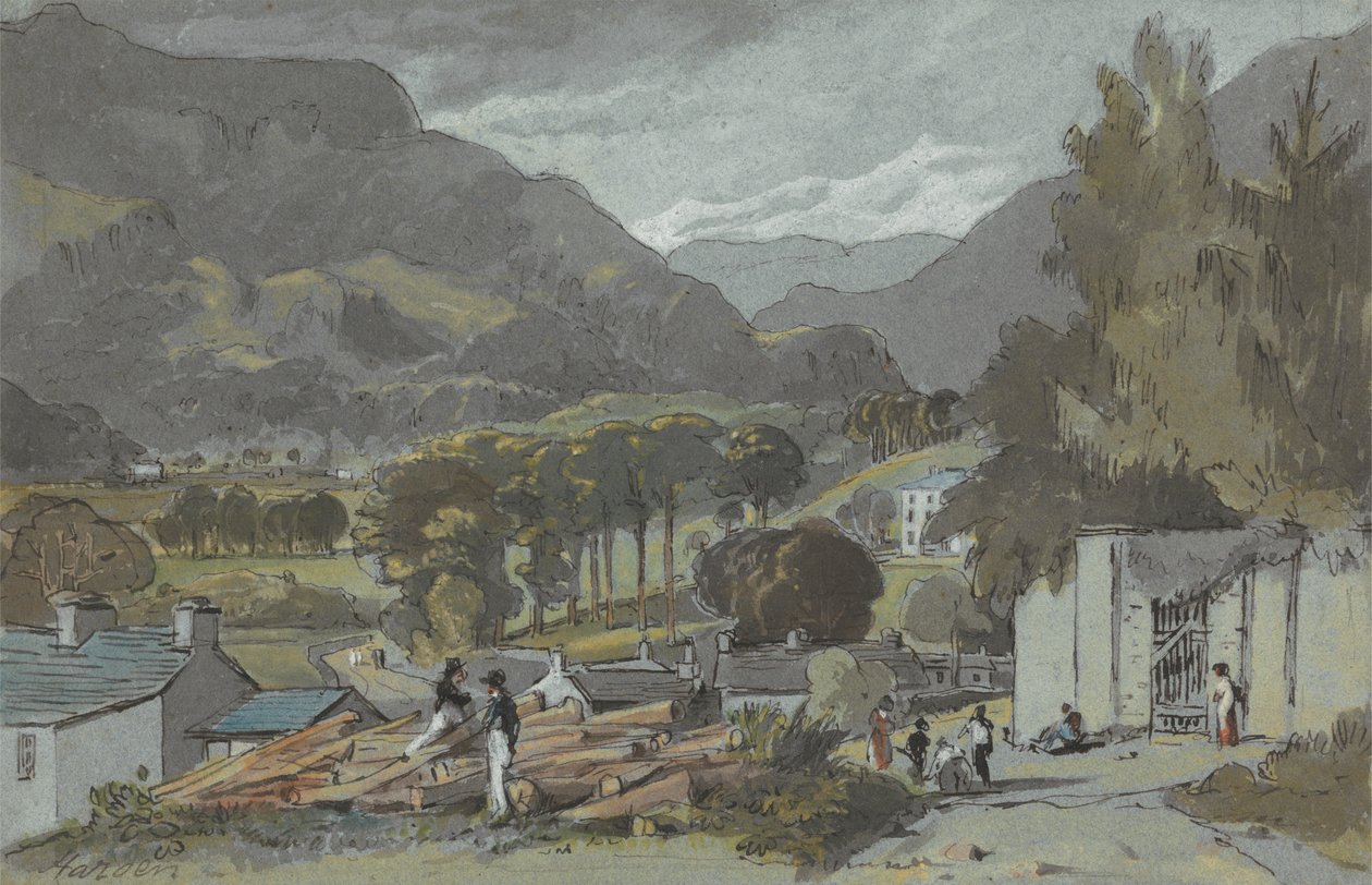 出发于Church Hill, Ambleside 作者 约翰·哈登