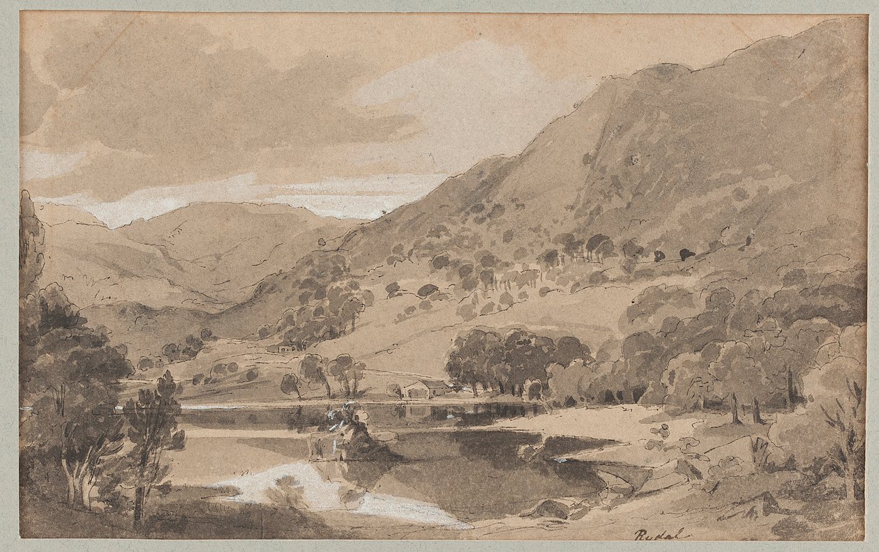 赖德尔，1812年（纸上写着） 作者 约翰·哈登
