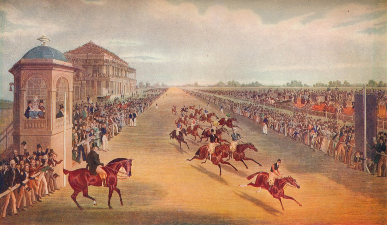 竞赛，1836年，1837年，圣莱热大赌注 作者 约翰·哈里斯