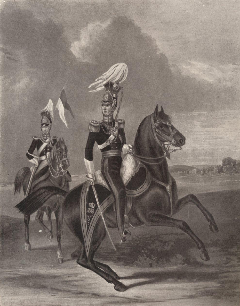 萨福克Yeomanry，1846年1909年 作者 约翰·哈里斯（John Harris Junior）