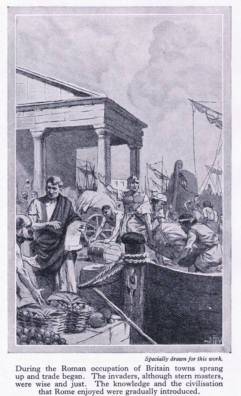 在罗马占领下：英国城镇兴起，贸易开始，1950年 作者 约翰哈里斯瓦尔达