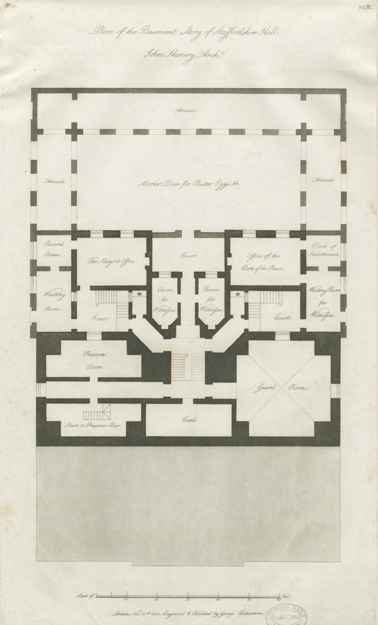 斯塔福德-郡政府地下室故事计划：版画，编号[1794-1798]（印刷） 作者 约翰·哈维