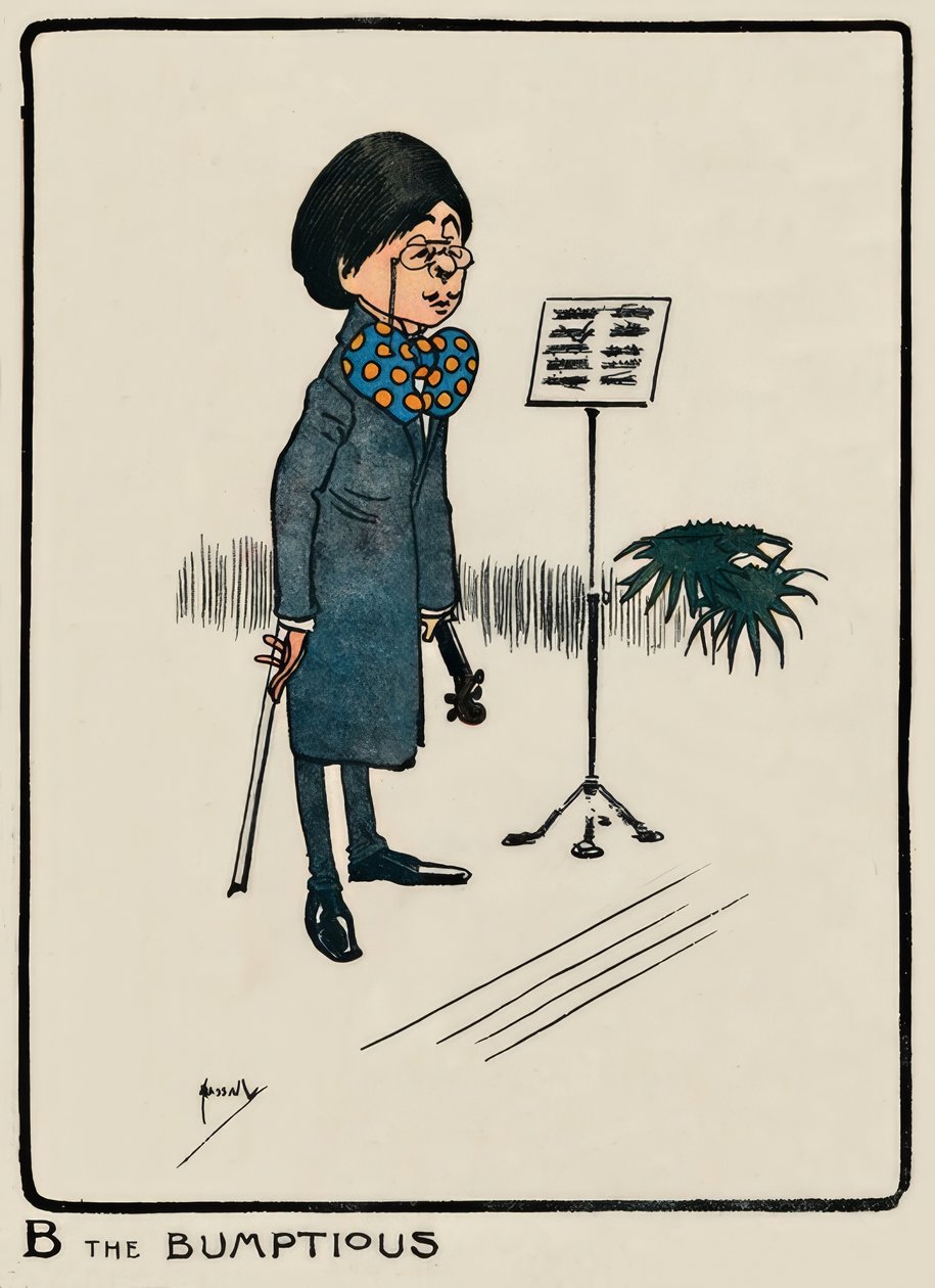 B富有的人- J.哈索尔-绘画，1903年 作者 约翰·哈索尔