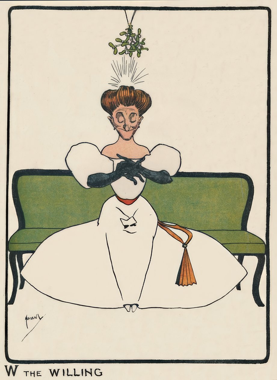 W the Willing - J.Hassall -绘画，1903年 作者 约翰·哈索尔