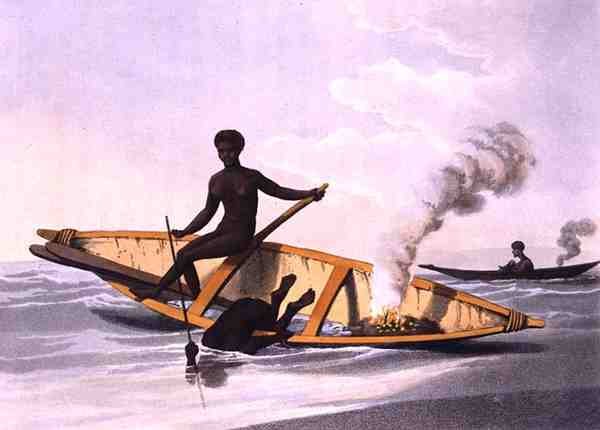 钓鱼》，马修-杜布尔（花期：1785-1820）雕刻，由爱德华-奥姆出版。 作者 约翰·海维赛德（后）克拉克