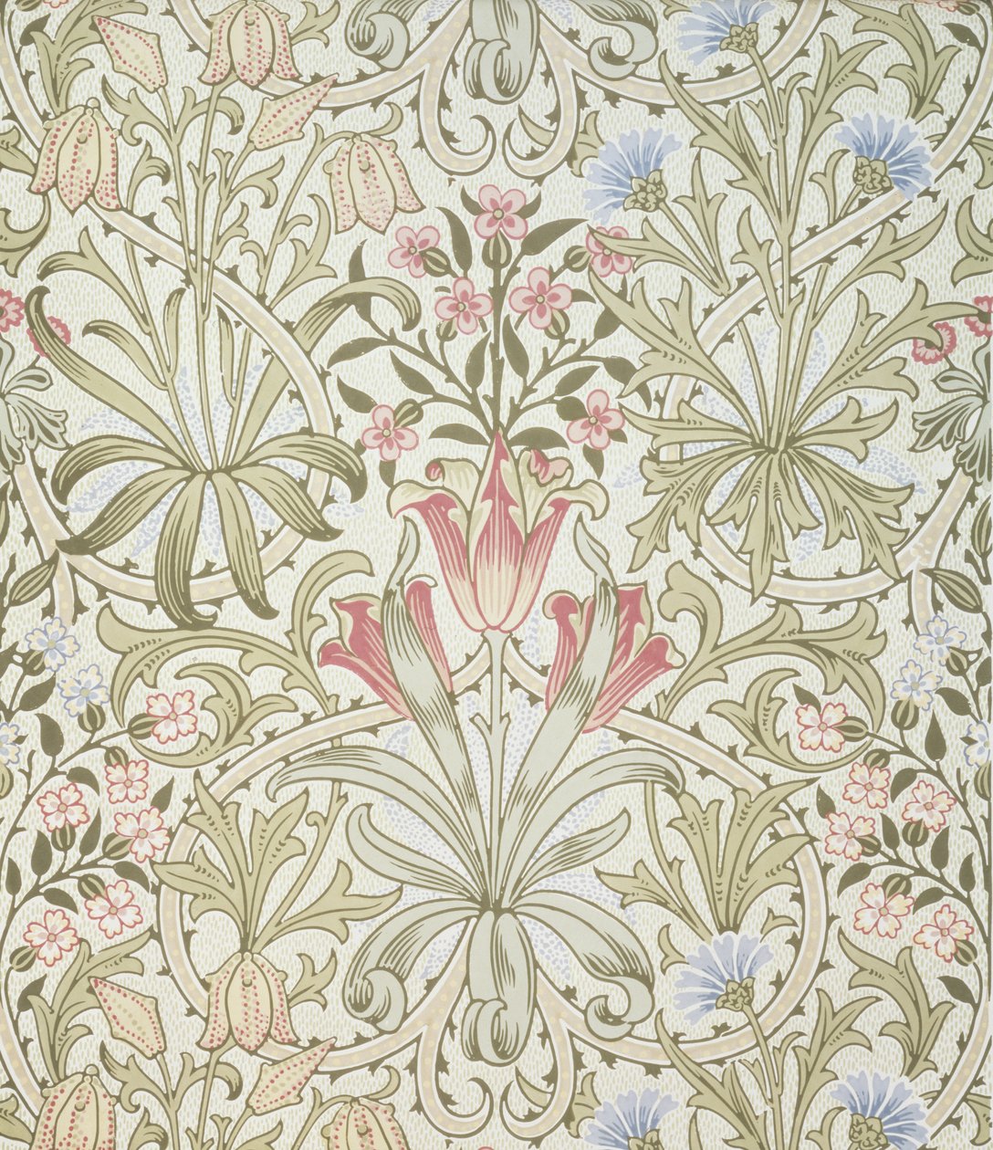 波斯壁纸，由John Henry Dearle（1860-1932）为Morris and Company设计 作者 约翰·亨利·迪尔