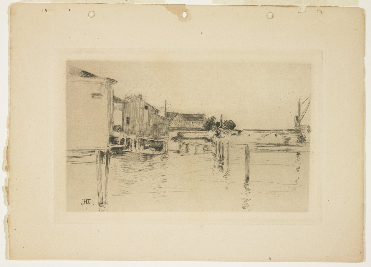 布里奇波特，1888-1889 作者 约翰·亨利·特瓦特曼