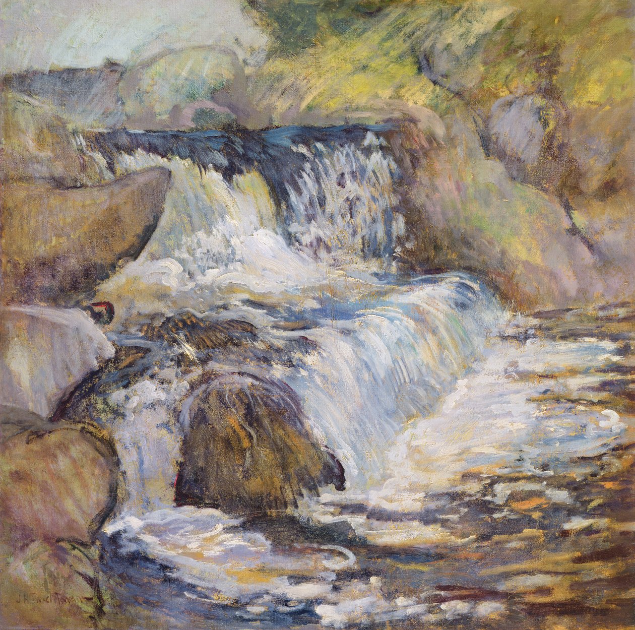 Cascade，c.1889 作者 约翰·亨利·特瓦特曼