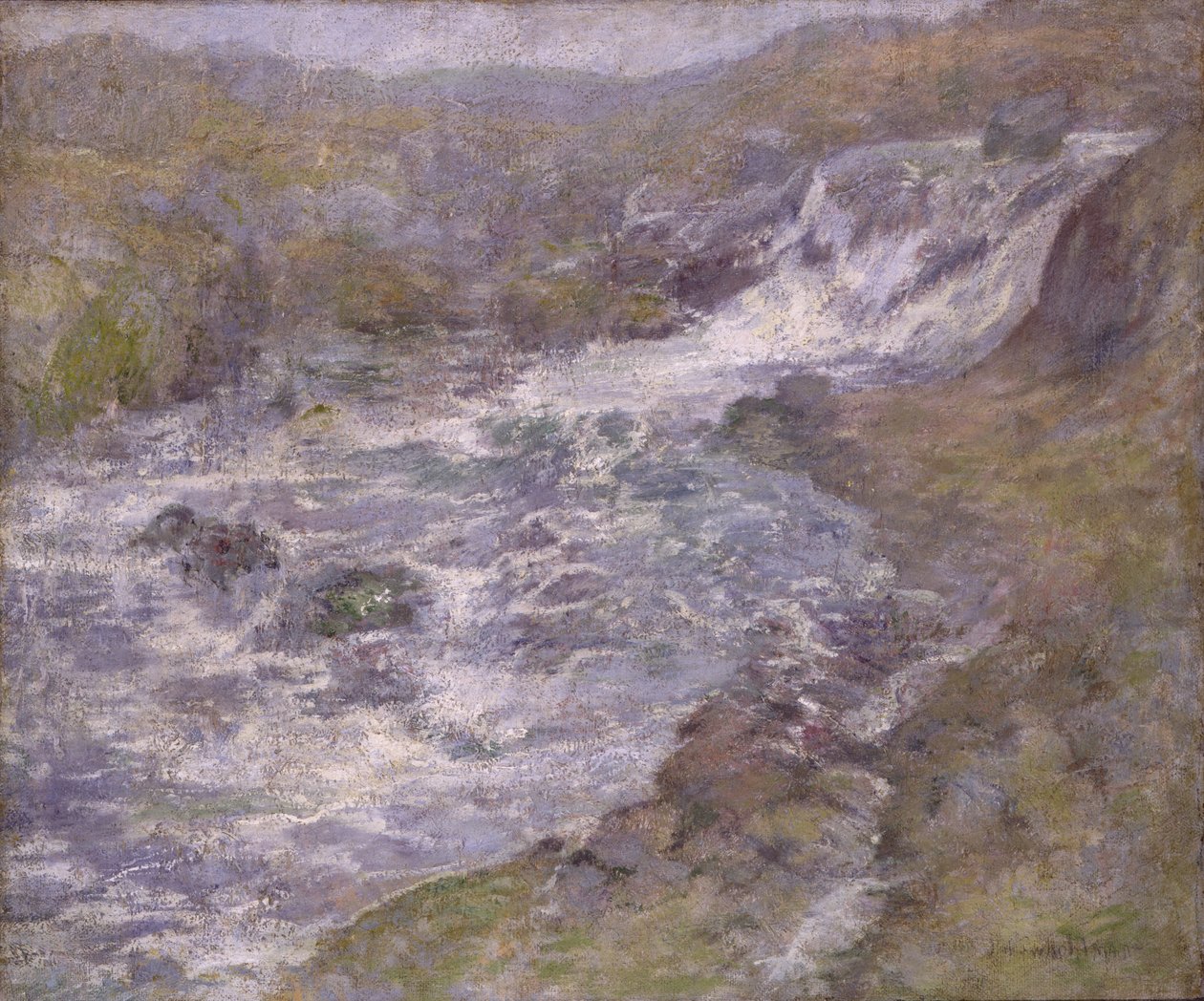Torrent，约1900年。 作者 约翰·亨利·特瓦特曼