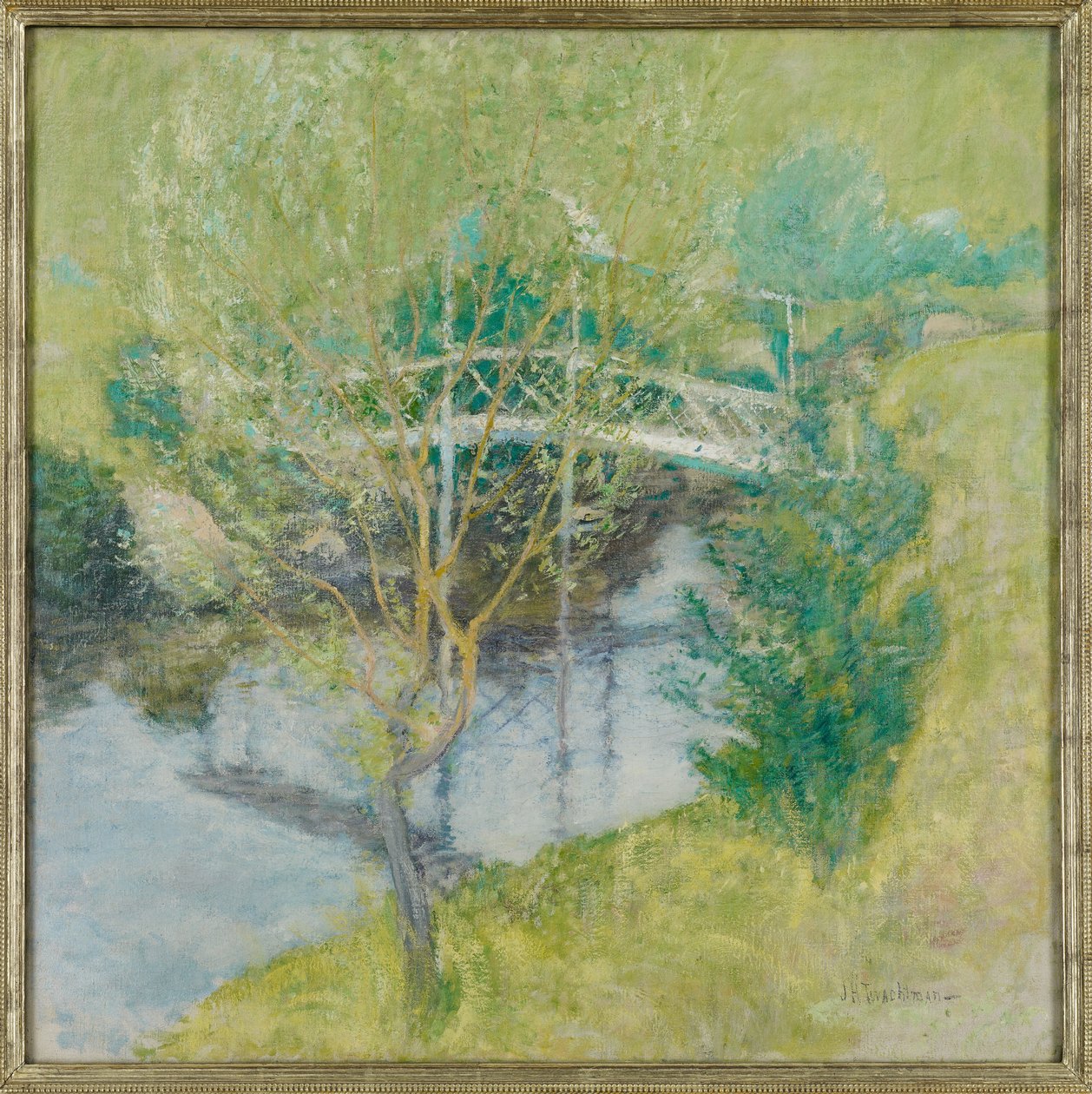白桥，c.1895 作者 约翰·亨利·特瓦特曼