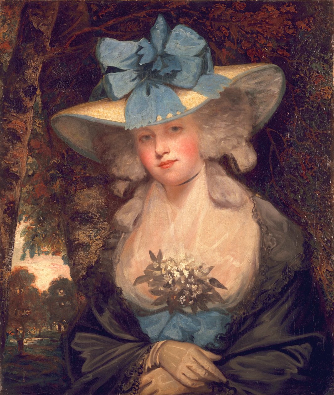 Isabella Seymour Conway，Viscountess Beauchamp，后来赫特福德的侯爵夫人，1789年 作者 约翰·霍普纳