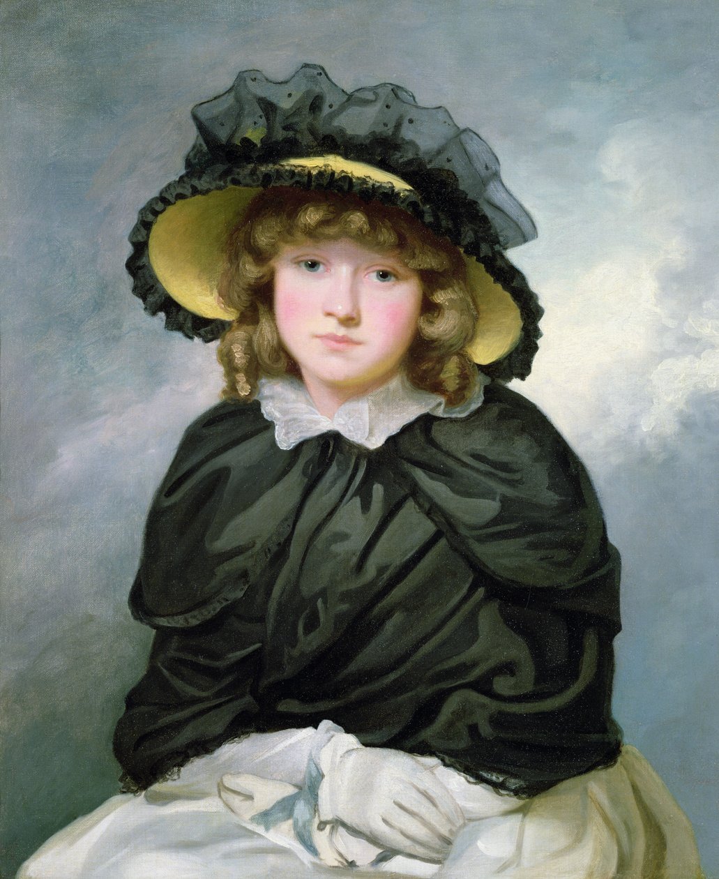 1782年以前的路易莎·莱恩（Louisa Lane），名叫“塞西莉亚（Cecilia）”（布面油画） 作者 约翰·霍普纳