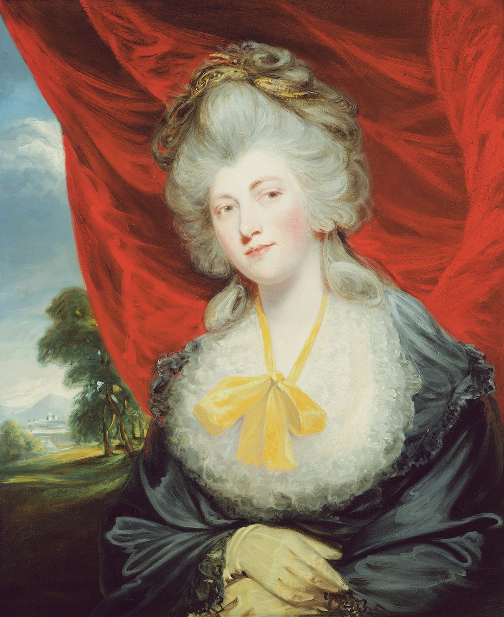 尊者的画像。伊莎贝拉·英格拉姆（Isabella Ingram），后来赫特福德（Hertford）的侯爵夫人 作者 约翰·霍普纳