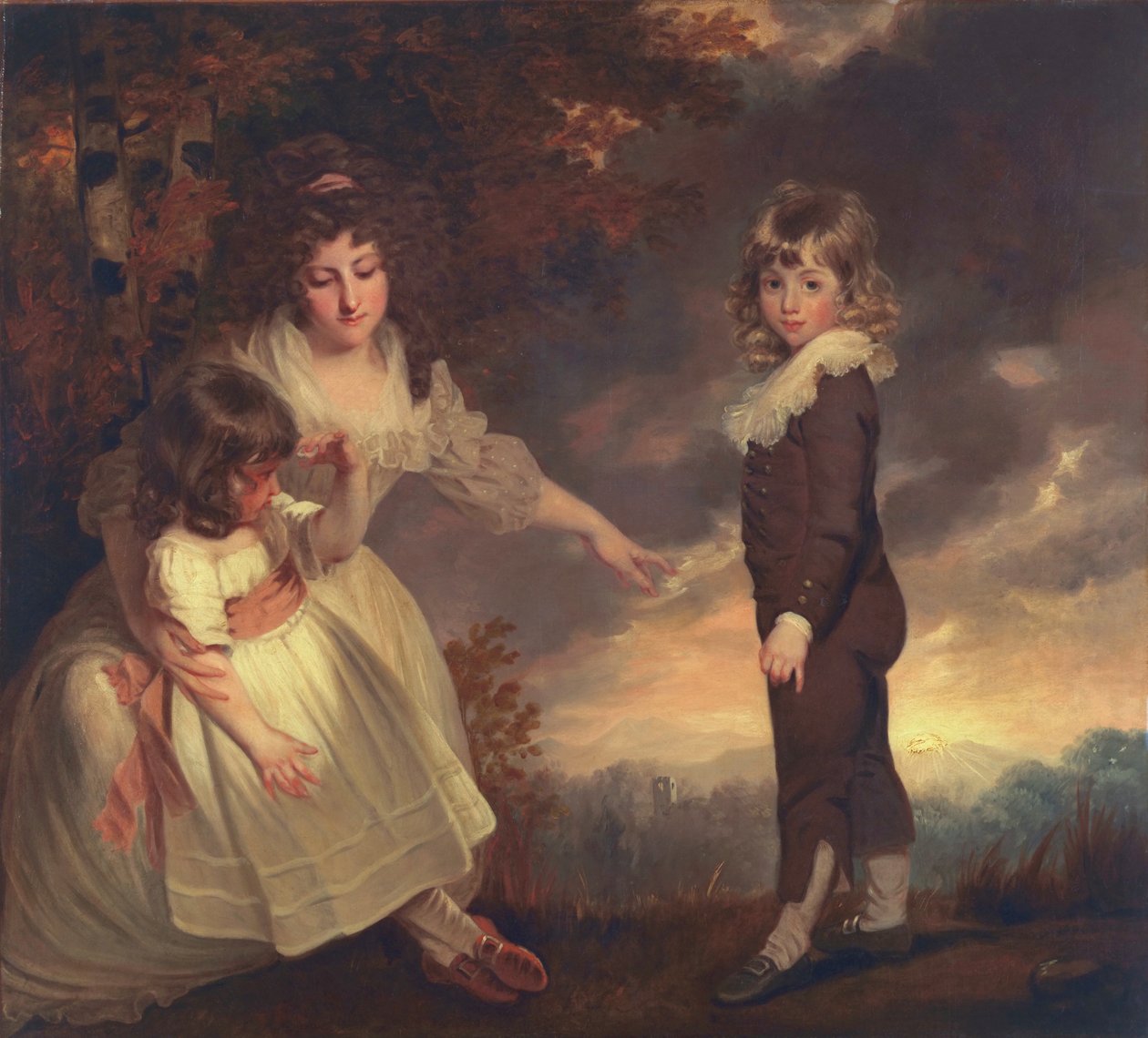 Susannah，Philip Lake和Maria Godsal：The Godsal Children，1789 作者 约翰·霍普纳