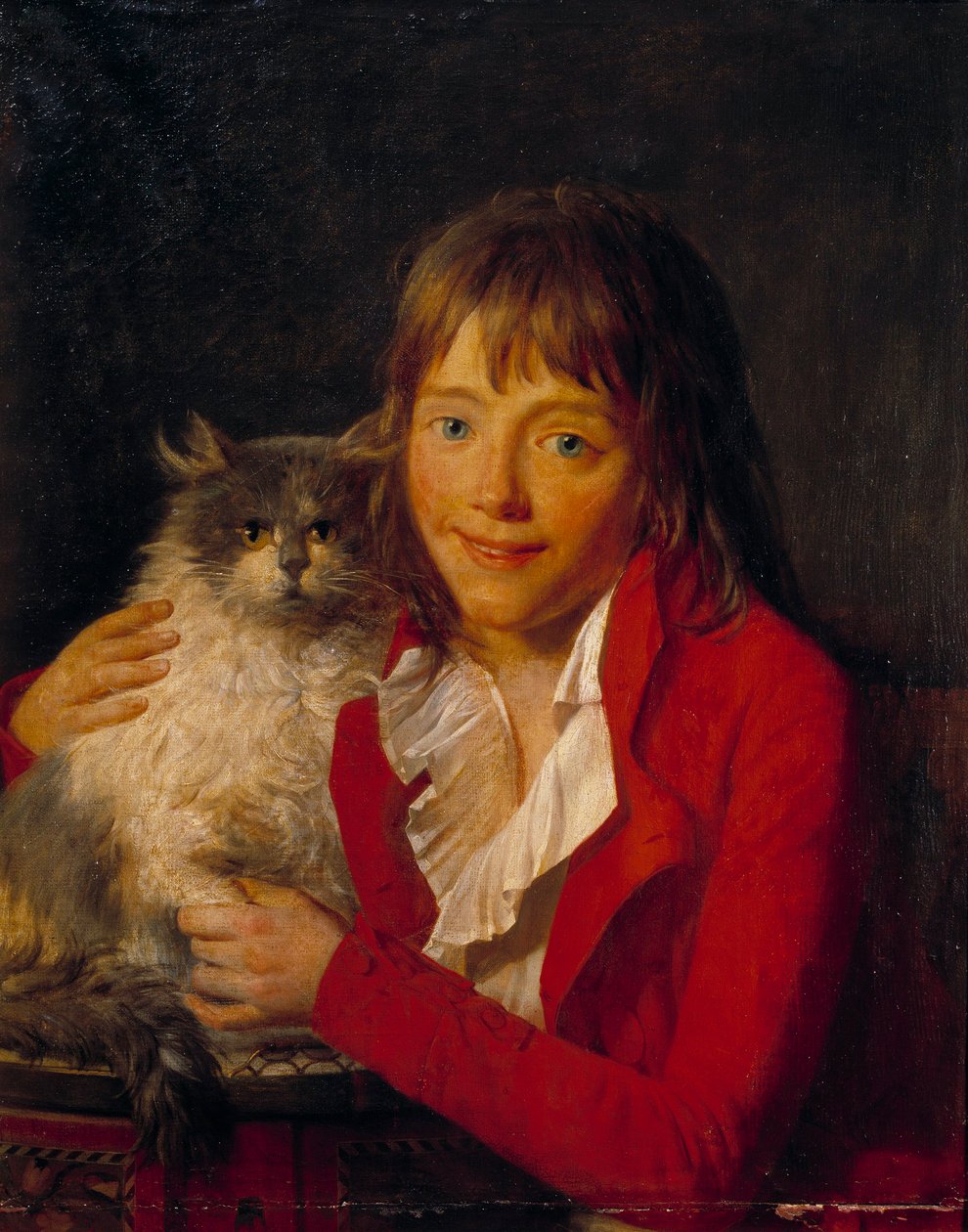 孩子和他的猫 约翰-霍普纳（1758-1810）的画作 19世纪 巴黎，奥赛博物馆 作者 约翰·霍普纳